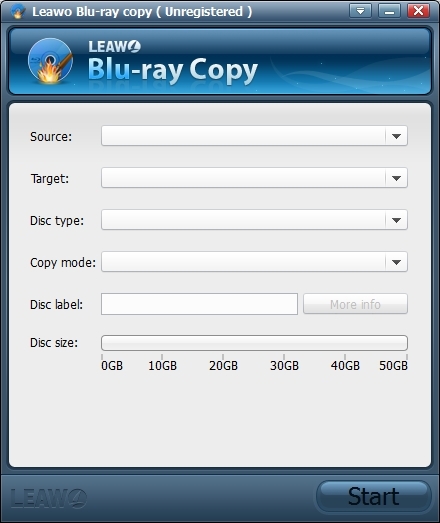 Leawo Blu-ray Copy Screenshot